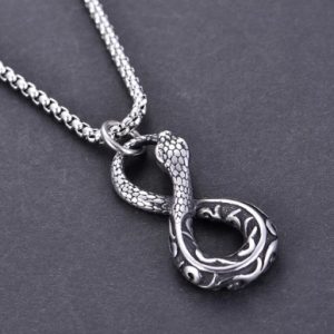 Infinity Snake Necklace