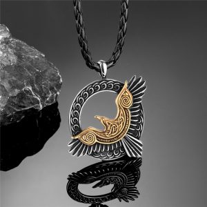 Stainless steel eagle necklace