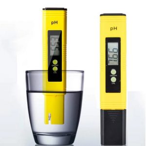 ph meter testing water